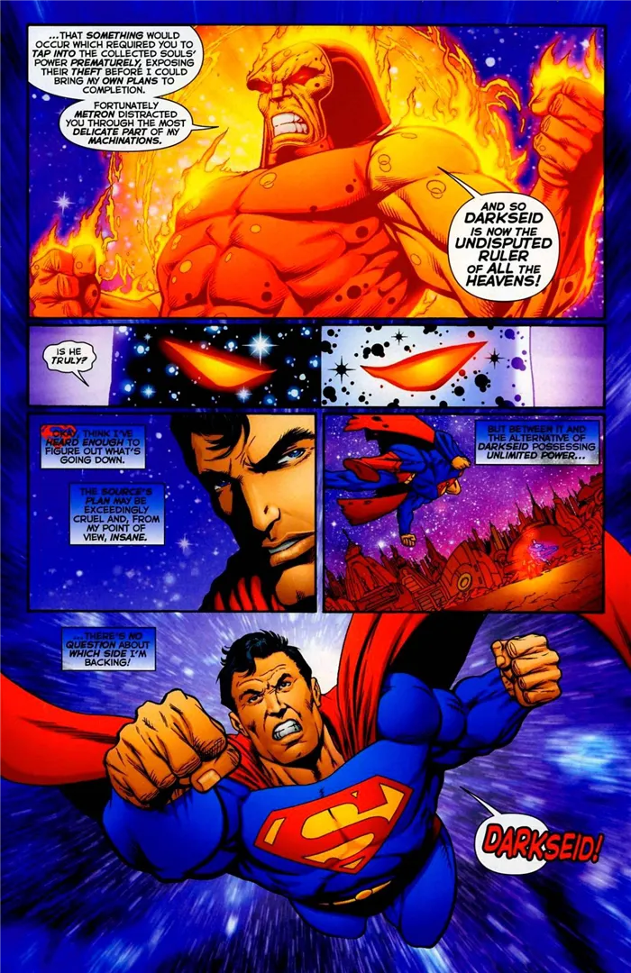 Дарксайд решает, что худшая участь для Супермена - дожить остаток своих дней в тюрьме.