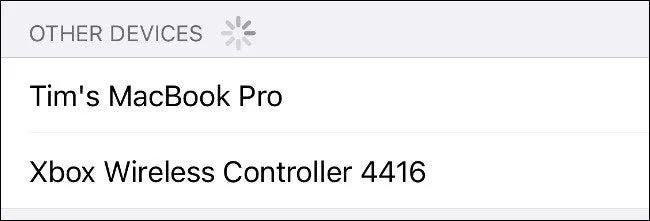 Сопряжение контроллера с iPhone