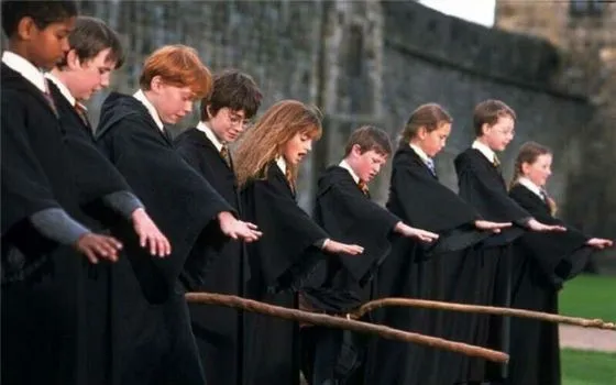 Гарри Поттер срет метлой!