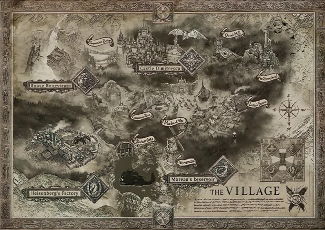 Карта Resident Evil Village