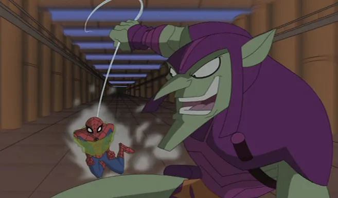 Зеленый Гоблин Невероятный Человек-паук в мультсериале