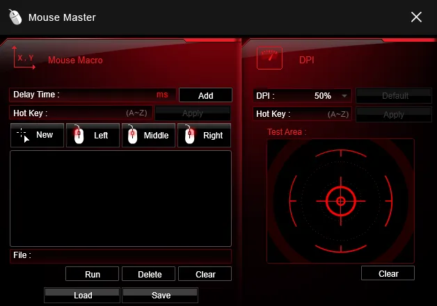 MSI Mouse Master
