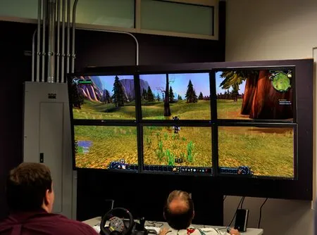 Действие World of Warcraft происходит на шести экранах.