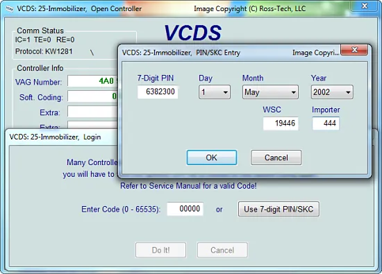 Программное обеспечение VCDS