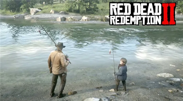 Обрежьте леску - это позволит вам забросить приманку снова / Cast the bait again - Fishing with Red Dead Redemption 2 - Game Basics - Red Dead Redemption 2 guides
