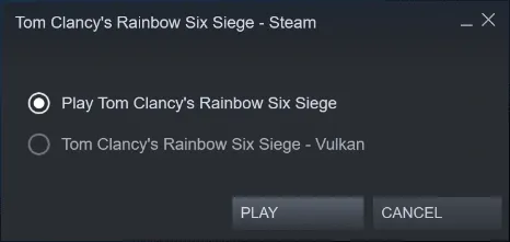 Rainbow Six Siege - варианты запуска в Steam