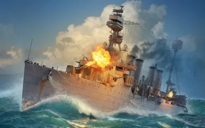 Крейсер BattleCruiser в World of Warships
